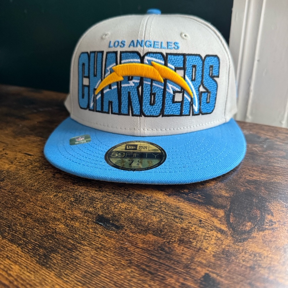 New Era Los Angeles Chargers Blue and Gray Cap